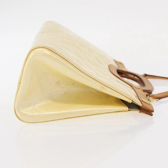 LOUIS VUITTON Monogram Vernis Roxbury Drive Hand Bag Perle M91374 LV Auth 156779 - Picture 3 of 16